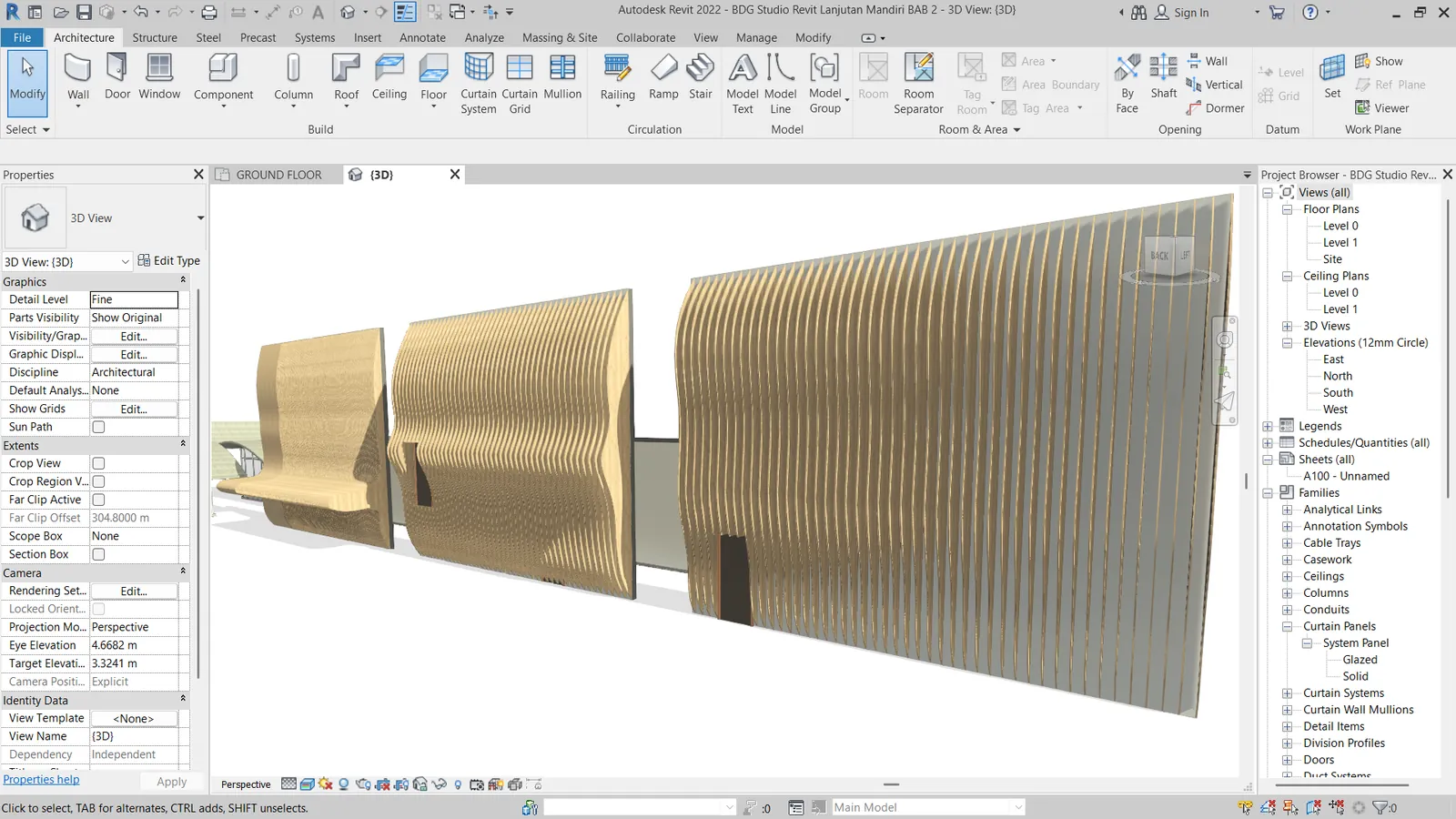 Revit Intermediate: Form Panel