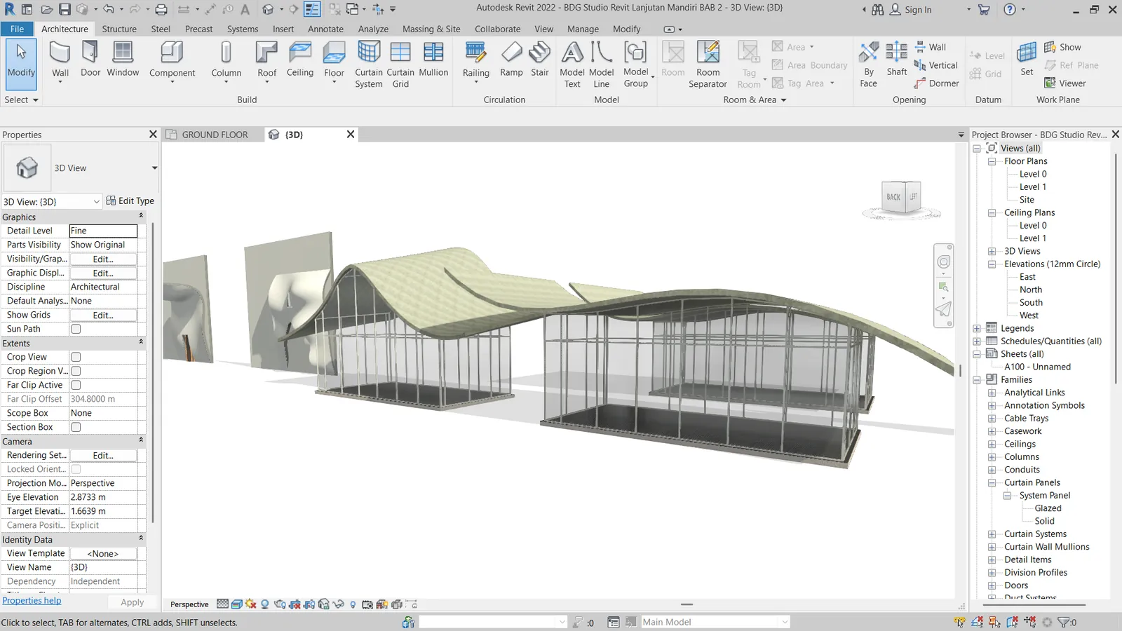 Revit Intermediate: Form Atap
