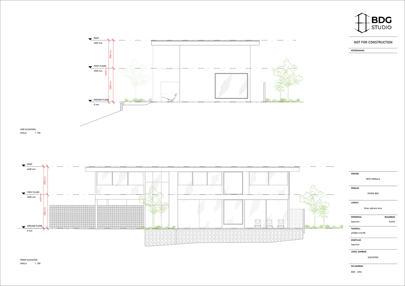 Revit Pemula: Tampak